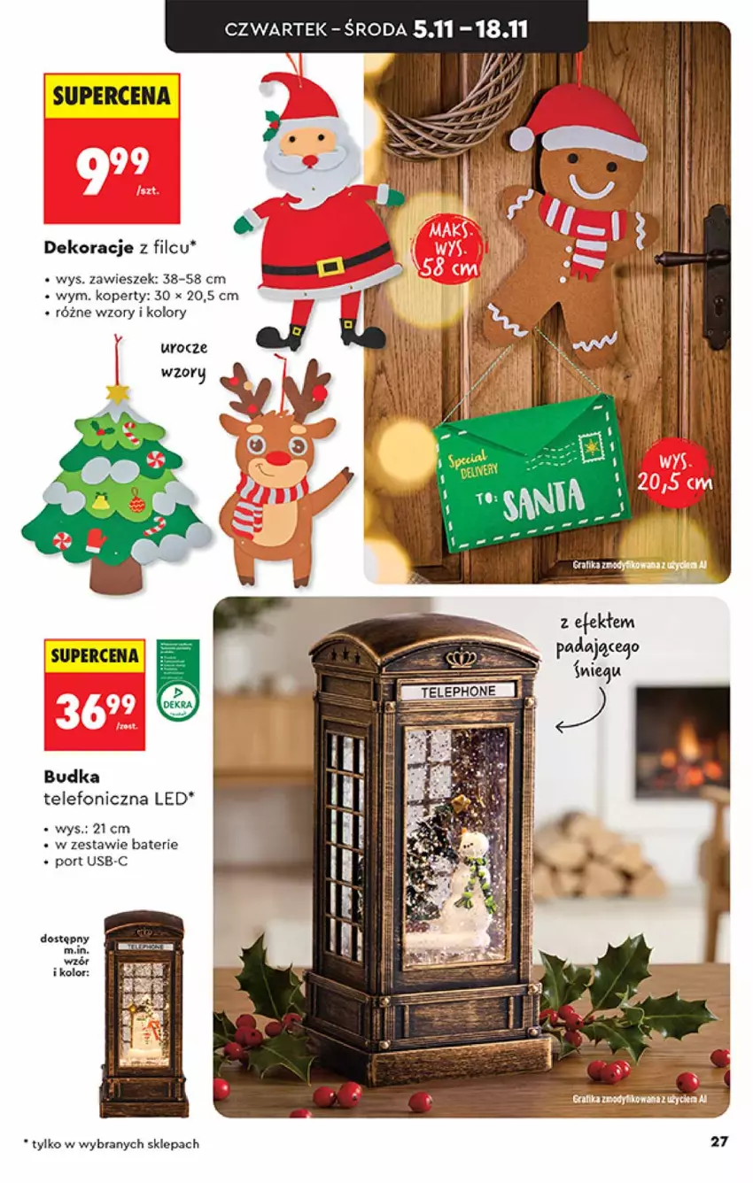 Gazetka promocyjna Biedronka - Okazje Tygodnia - ważna 31.10 do 14.11.2026 - strona 27 - produkty: Por, Telefon