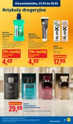Gazetka promocyjna Lidl - Gazetka ważna od 23.03 do 25.03 - Gazetka - ważna od 25.03 do 25.03.2026 - strona 59 - produkty: Woda perfumowana, Gra, Płyn do płukania jamy ustnej, Perfum, Pasta do zębów, Velvet, Płyn do płukania, Woda, Grafika