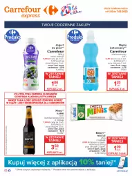 Gazetka promocyjna Carrefour - Gazetka Express - Gazetka - ważna od 07.02 do 07.02.2022 - strona 1 - produkty: Piwa, Piwo, Piec, Gra, Jogurt, Kosz, Napój izotoniczny, Baton, Karmi, Napój, Nestlé