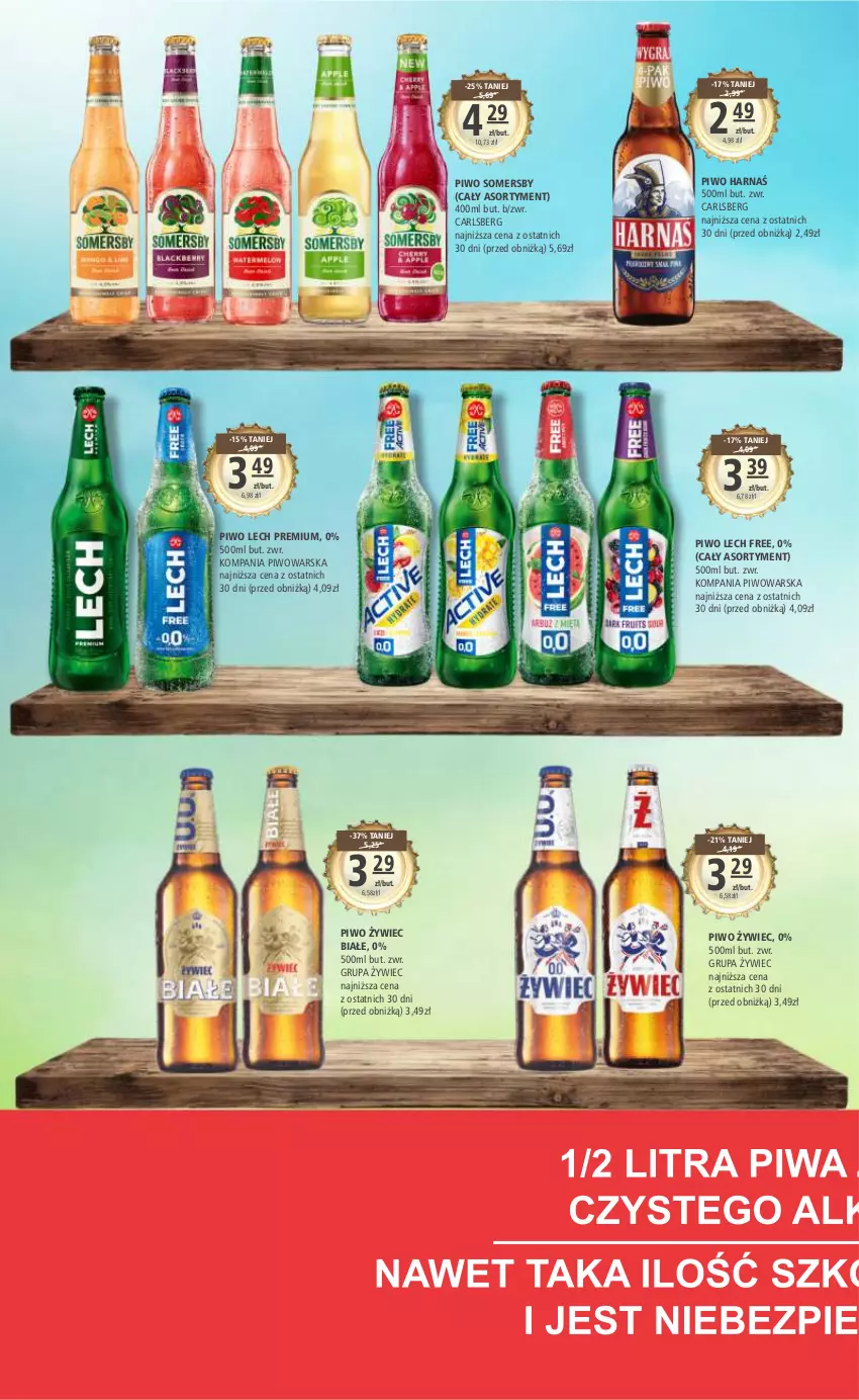 Gazetka promocyjna Arhelan - Gazetka - ważna 14.07 do 23.07.2023 - strona 14 - produkty: Carlsberg, Harnaś, Lech Premium, Piwo, Somersby