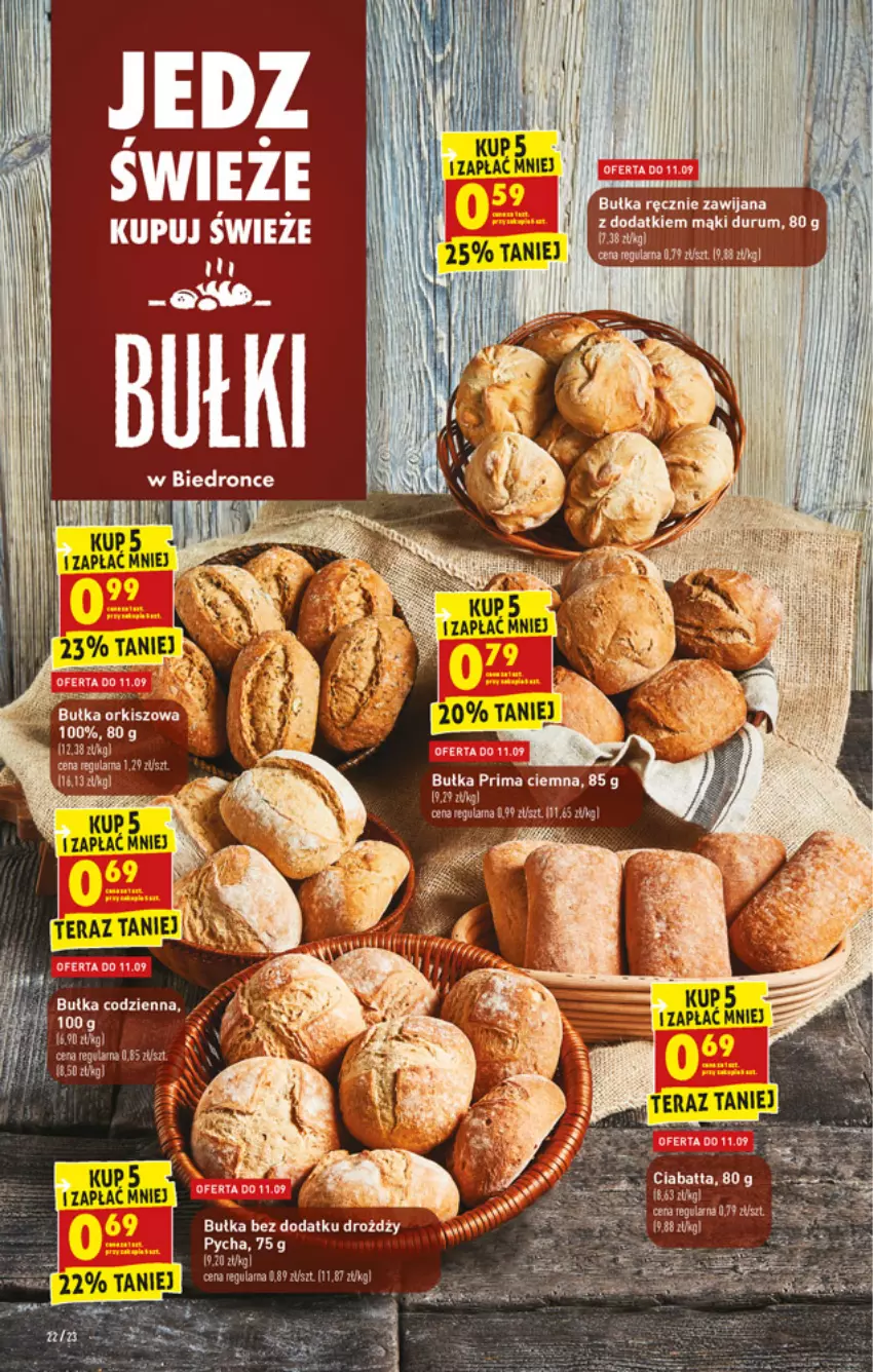 Gazetka promocyjna Biedronka - W tym tygodniu - ważna 09.09 do 14.09.2021 - strona 22 - produkty: Bułka, Prima, Rum