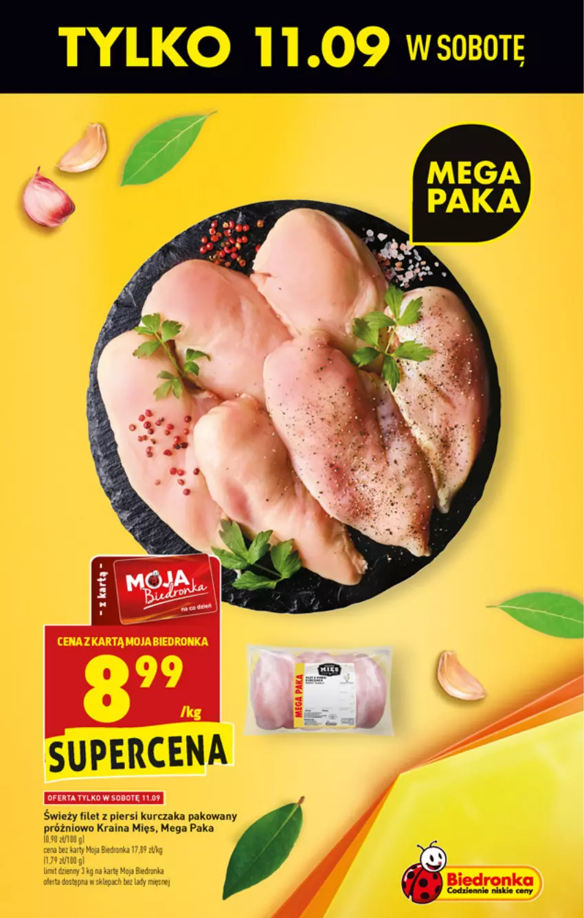 Gazetka promocyjna Biedronka - W tym tygodniu - ważna 09.09 do 14.09.2021 - strona 3 - produkty: Filet z piersi kurczaka, Kurczak