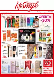 Gazetka promocyjna Kosmyk - Gazetka - Gazetka - ważna od 31.10 do 31.10.2022 - strona 1 - produkty: Krem do twarzy, Ser, Gra, Perfecta, Lion, Szafran, Podkład, Farba do włosów, LG, Fa