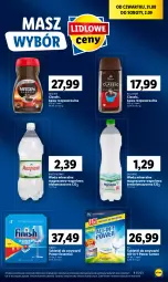 Gazetka promocyjna Lidl - GAZETKA - Gazetka - ważna od 02.09 do 02.09.2023 - strona 27 - produkty: Nescafé, Mus, Finish, Bell, Tablet, Muszynianka, Woda mineralna, Bella, Zmywarki, Woda, Tabletki do zmywarki