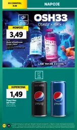 Gazetka promocyjna Lidl - GAZETKA - Gazetka - ważna od 02.09 do 02.09.2023 - strona 44 - produkty: Pepsi max, Napoje, Pepsi, Oshee, Woda
