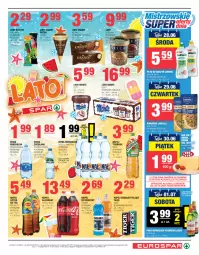 Gazetka promocyjna Spar - EuroSpar - Gazetka - ważna od 21.06 do 21.06.2023 - strona 11 - produkty: Sok, Zott, Ice tea, Coca-Cola, Lody, LANA, Pepsi, Tiger, Lipton, Tymbark, Oshee, Gouda, Woda, Monte, LG