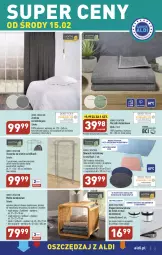 Gazetka promocyjna Aldi - COŚ na przyszły tydzień - Gazetka - ważna od 18.02 do 18.02.2023 - strona 3 - produkty: Top, Sok, Dywanik łazienkowy, Dywanik, Kosz, Zasłona, Regał, Wełna, Ręcznik, Półka, Tunel, Haczyk, Suszarka, Drzwi, Suszarka na pranie, Meble, Dywan