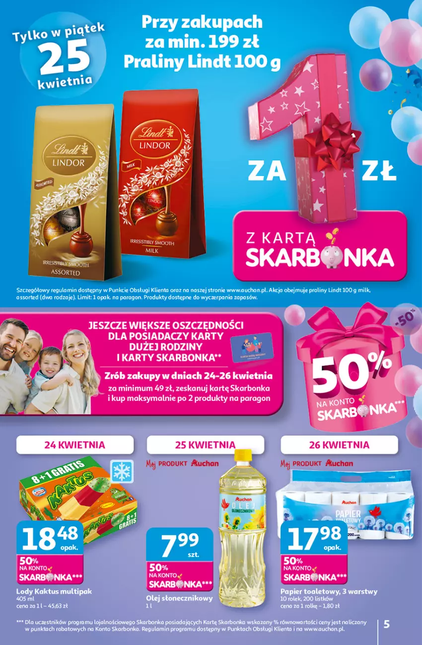 Gazetka promocyjna Auchan - Te URODZINY są NAJ Hipermarket - ważna 24.04 do 29.04.2025 - strona 5