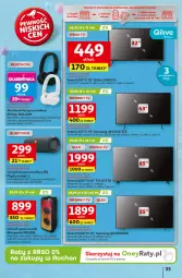 Gazetka promocyjna Auchan - Te URODZINY są NAJ Hipermarket - Gazetka - ważna od 29.04 do 29.04.2025 - strona 39 - produkty: LED TV, Por, JBL, Philips, Słuchawki, Głośnik, Mikrofon, Power audio, Słuchawki bezprzewodowe, HD ready, Samsung
