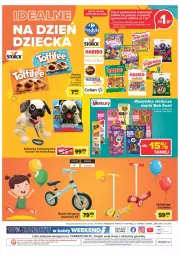 Gazetka promocyjna Carrefour - Gazetka Dzień Dziecka - Gazetka - ważna od 01.06 do 01.06.2022 - strona 16 - produkty: Praliny, Tera, Zabawka, Wawel, Rower, Toffifee, Dzieci, Hulajnoga, Haribo