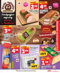 Gazetka promocyjna Topaz - Gazetka - Gazetka - ważna od 28.01 do 28.01.2026 - strona 3 - produkty: Polędwica, Top, Sok, Kiełbasa szynkowa, Gouda, Masło, Kiełbasa