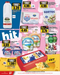 Gazetka promocyjna Topaz - Gazetka - Gazetka - ważna od 08.11 do 08.11.2023 - strona 14 - produkty: Top, Ser, Gra, Danone, Piątnica, Jogurt, Activia, Sałat, Serek, Hochland, Masło, Almette, Fa