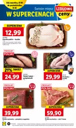 Gazetka promocyjna Lidl - GAZETKA - Gazetka - ważna od 31.10 do 31.10.2022 - strona 40 - produkty: Polędwica, Perliczka, Gra, Kaczka, Stek, Tusz, Wołowina, Olej, Mięso