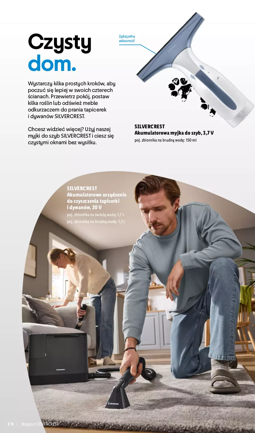 Gazetka promocyjna Lidl - Silvercrest - ważna 29.03 do 09.05.2026 - strona 20 - produkty: Akumulator, Dywan, Meble, Odkurzacz, Odkurzacze, Silvercrest