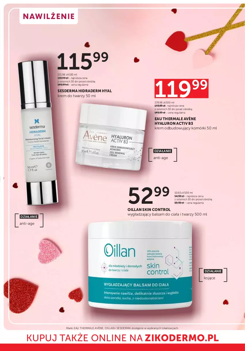 Gazetka promocyjna Ziko - Gazetka Ziko Dermo - ważna 12.02 do 25.02.2026 - strona 6 - produkty: Avène, Balsam do ciała, Control, Krem do twarzy, Oillan, Sesderma