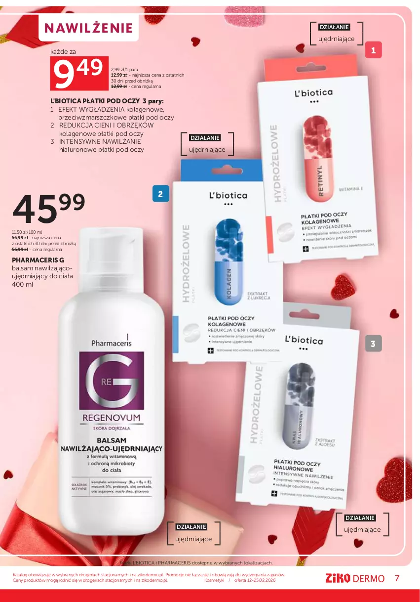 Gazetka promocyjna Ziko - Gazetka Ziko Dermo - ważna 12.02 do 25.02.2026 - strona 7 - produkty: Acer, Kolagen, L'Biotica, Mars, Pharmaceris