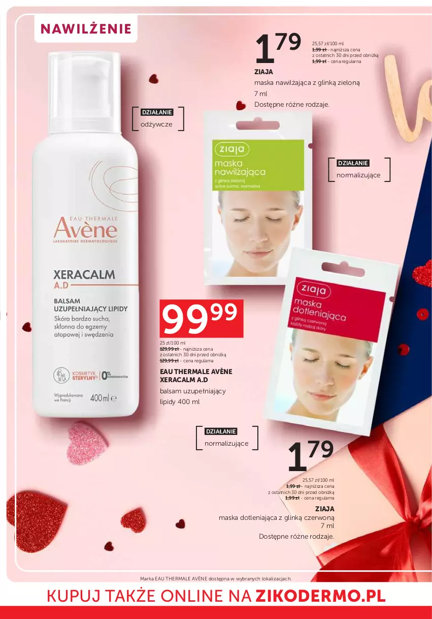 Gazetka promocyjna Ziko - Gazetka Ziko Dermo - ważna 12.02 do 25.02.2026 - strona 8 - produkty: Avène, Maska, XeraCalm, Ziaja