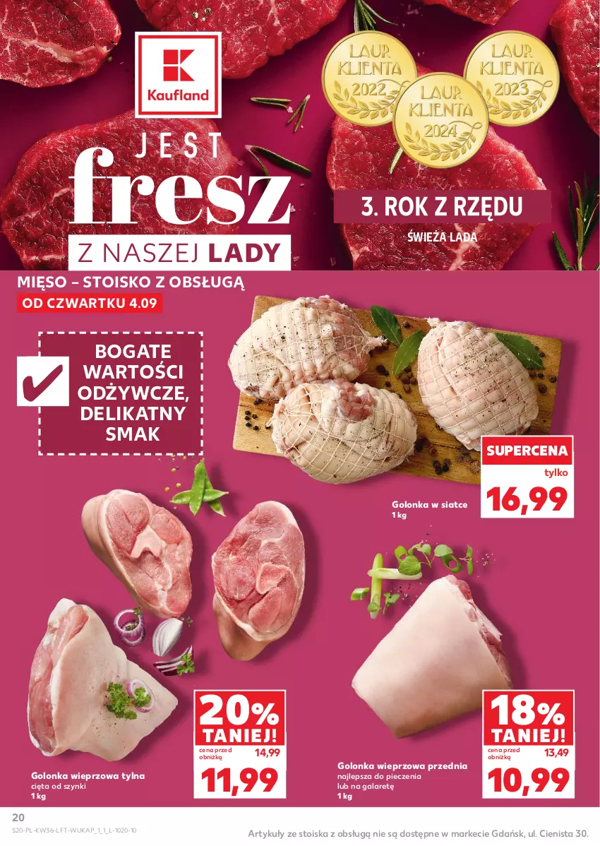 Gazetka promocyjna Kaufland - Gazetka tygodnia - ważna 04.09 do 10.09.2025 - strona 20 - produkty: Gala, Golonka wieprzowa, Mięso, Piec