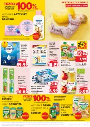 Gazetka promocyjna Kaufland - Gazetka tygodnia - Gazetka - ważna od 10.09 do 10.09.2025 - strona 49 - produkty: HiPP, Ser, Por, Mus, Gra, Gerber, Szczoteczka do zębów, BoboVita, Sinlac, Serek, Dzieci, Deser, Waga, Nestlé, Szczoteczka, BEBILON