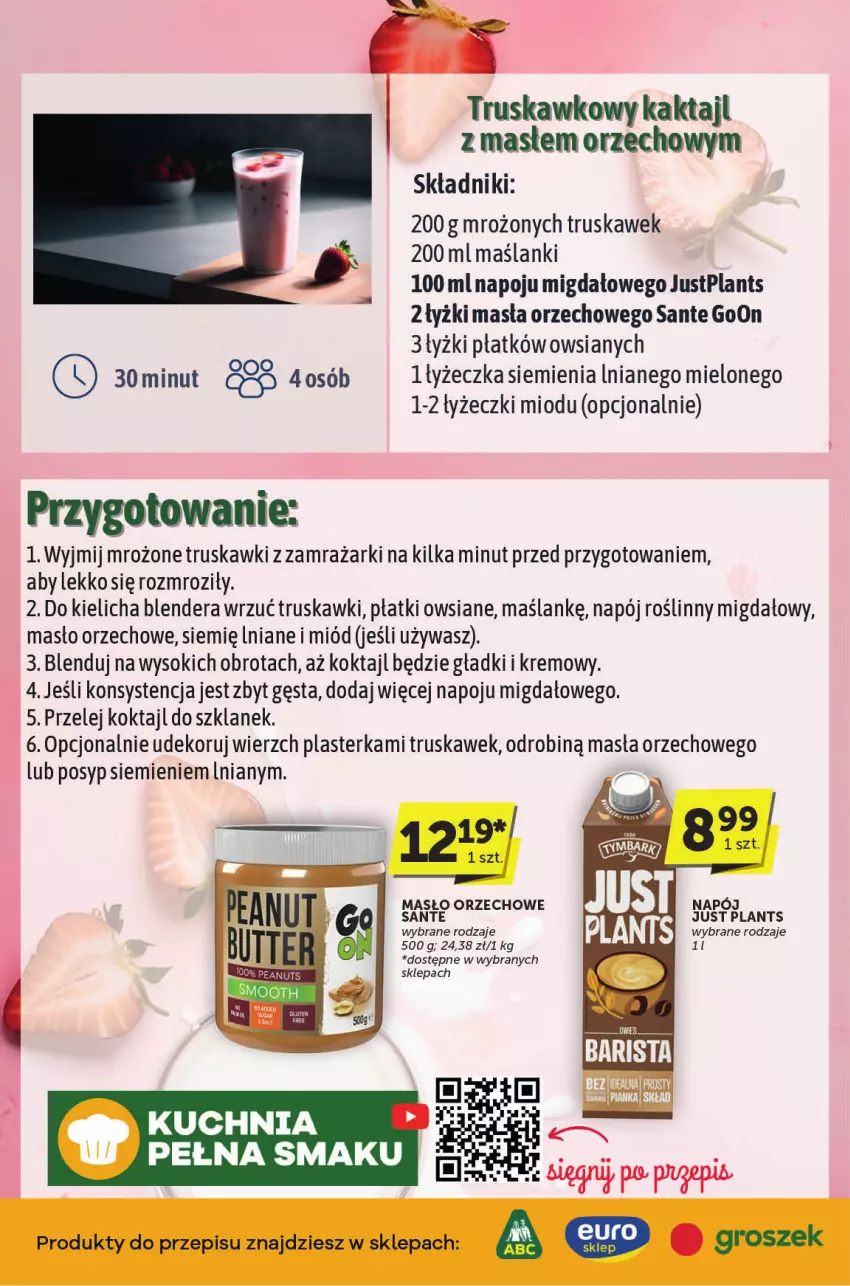 Gazetka promocyjna ABC - ważna 20.02 do 04.03.2025 - strona 2 - produkty: Blender, Kuchnia, Lanki, Masło, Masło orzechowe, Miód, Napój, Napój roślinny, Płatki owsiane, Sante, Sok, STP, Truskawki