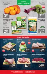 Gazetka promocyjna Stokrotka - Market - Gazetka - ważna od 21.04 do 21.04.2021 - strona 3 - produkty: Kurczak, Inka, Pomarańcze, Siatka, Sałat, Udziec wołowy, Mięso
