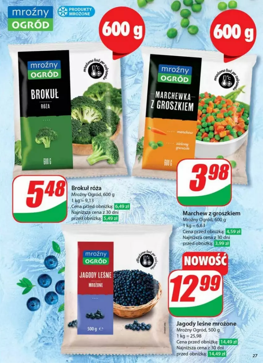 Gazetka promocyjna Dino - ważna 22.01 do 28.01.2025 - strona 20 - produkty: Jagody, Ogród, Róża