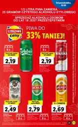 Gazetka promocyjna Lidl - GAZETKA - Gazetka - ważna od 05.05 do 05.05.2022 - strona 37 - produkty: Piwa, Gra, Warka, Perła, Carlsberg
