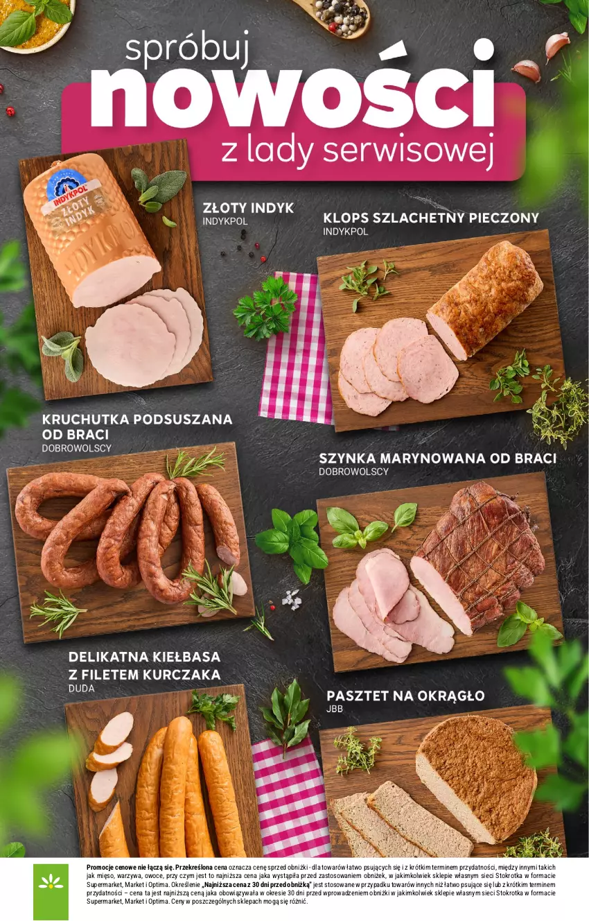 Gazetka promocyjna Stokrotka - Market - ważna 08.10 do 14.10.2026 - strona 8 - produkty: Mięso, Optima, Owoce, Warzywa