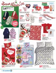 Gazetka promocyjna E Leclerc - Gazetka - ważna od 04.12 do 04.12.2021 - strona 20 - produkty: Top, Ser, Koc, Pościel, Body, T-shirt, Rajstopy, Szlafrok, Slipy, Dzieci, Figi, Komplet pościeli, Bokserki