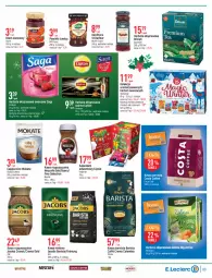 Gazetka promocyjna E Leclerc - Gazetka - ważna od 04.12 do 04.12.2021 - strona 9 - produkty: Tchibo, Kawa rozpuszczalna, Kawa ziarnista, Saga, Kawa mielona, Kawa, Dilmah, Dżem, Konfitura, Lipton, Teekanne, Cappuccino, Jacobs, Herbata, Herbapol, Kalendarz, Kalendarz adwentowy