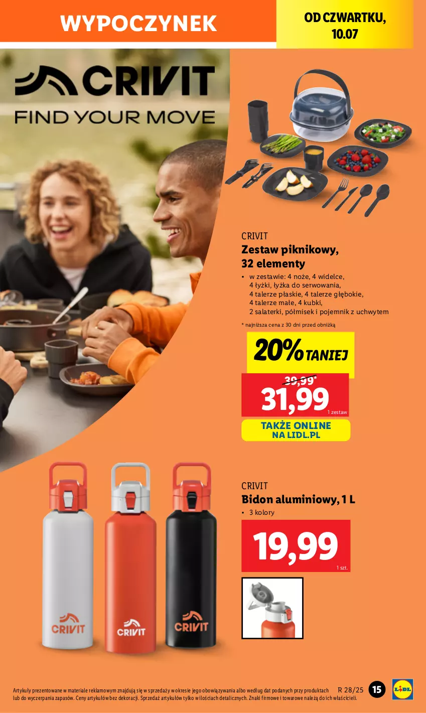 Gazetka promocyjna Lidl - GAZETKA - ważna 07.07 do 12.07.2025 - strona 17 - produkty: Noż, Pojemnik, Ser, Talerz