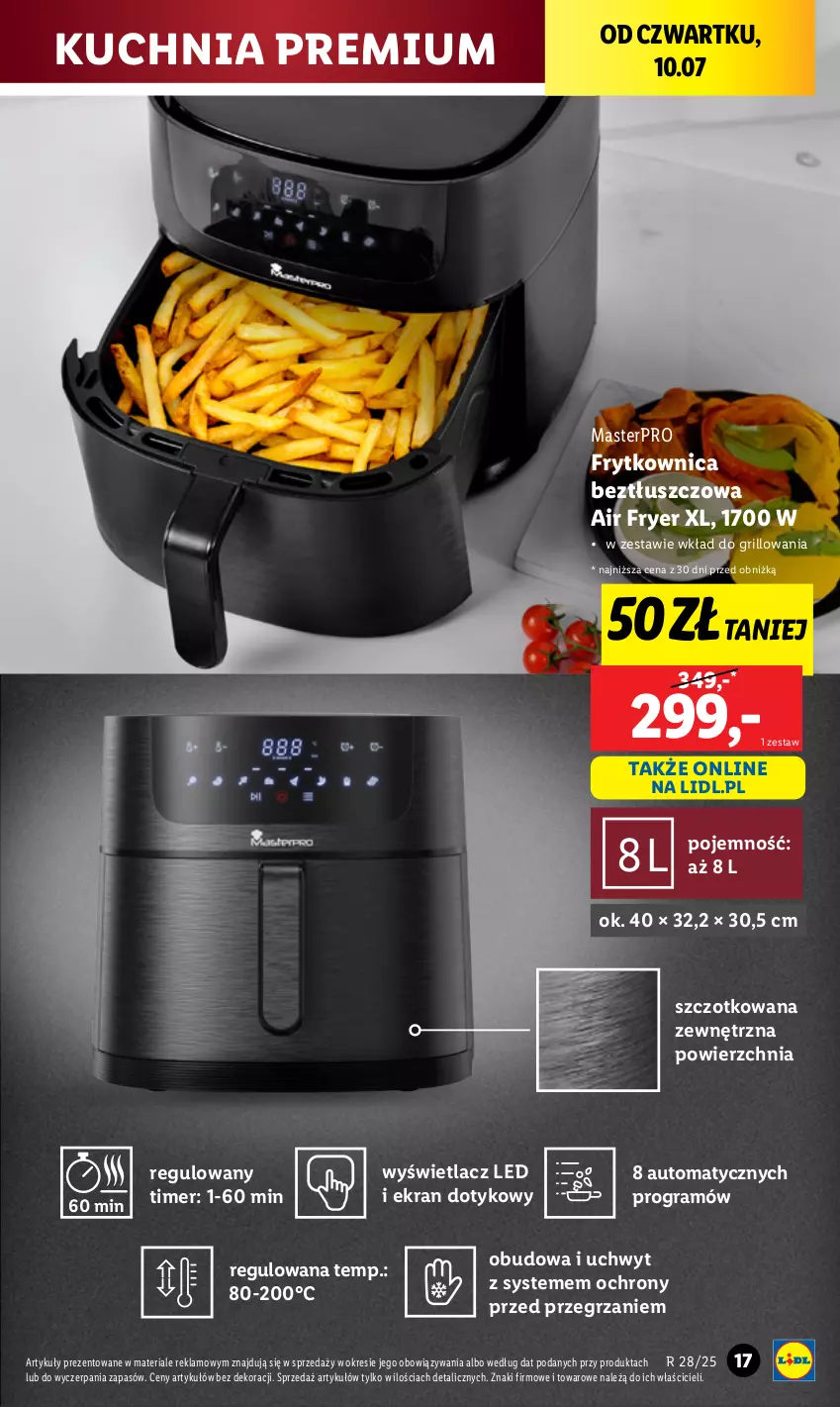 Gazetka promocyjna Lidl - GAZETKA - ważna 07.07 do 12.07.2025 - strona 19 - produkty: Gra, Grill, Kuchnia