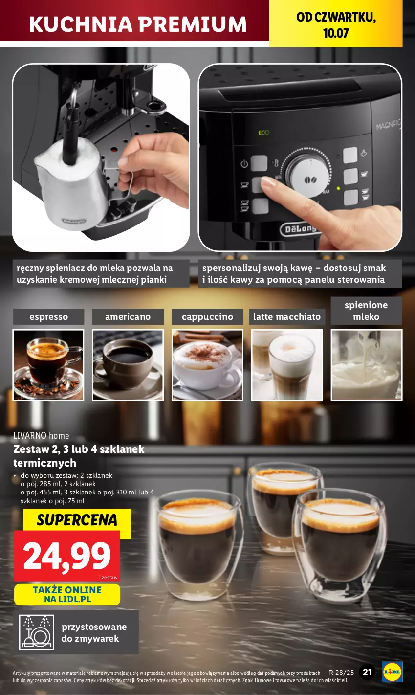 Gazetka promocyjna Lidl - GAZETKA - ważna 07.07 do 12.07.2025 - strona 23 - produkty: Cappuccino, Chia, Ivar, Kuchnia, Mleko