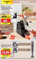 Gazetka promocyjna Lidl - GAZETKA - Gazetka - ważna od 12.07 do 12.07.2025 - strona 30 - produkty: Silvercrest, Blender ręczny, Blender, Maszynka do mielenia, Kuchnia, Taca, Szynka, Przysmaki, Maszynka