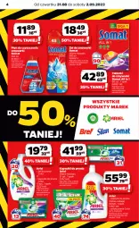 Gazetka promocyjna Netto - Artykuły spożywcze - Gazetka - ważna od 06.09 do 06.09.2023 - strona 4 - produkty: Tablet, Somat, Zmywarki, Ariel, Kapsułki do prania, Tabletki do zmywarki