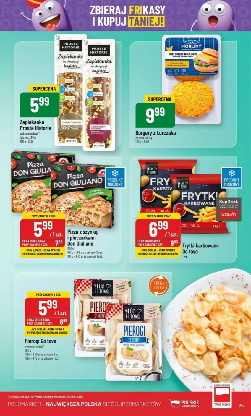 Gazetka promocyjna PoloMarket - ważna 08.05 do 14.05.2024 - strona 18 - produkty: Burger, Frytki, Kurczak, Piec, Pierogi, Pizza, Zapiekanka