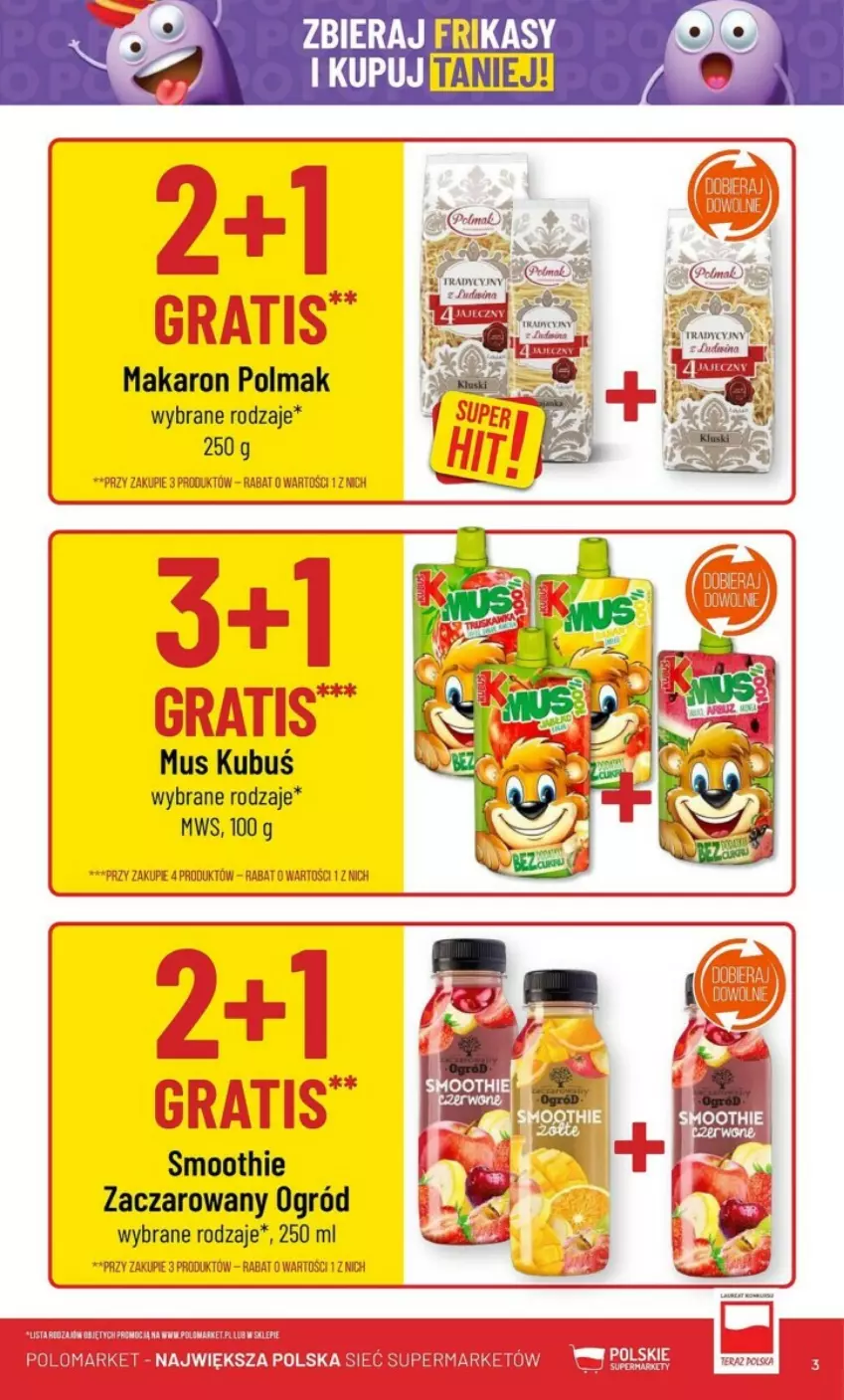 Gazetka promocyjna PoloMarket - ważna 08.05 do 14.05.2024 - strona 23 - produkty: Gra, Kubuś, Makaron, Mus, Ogród, Smoothie