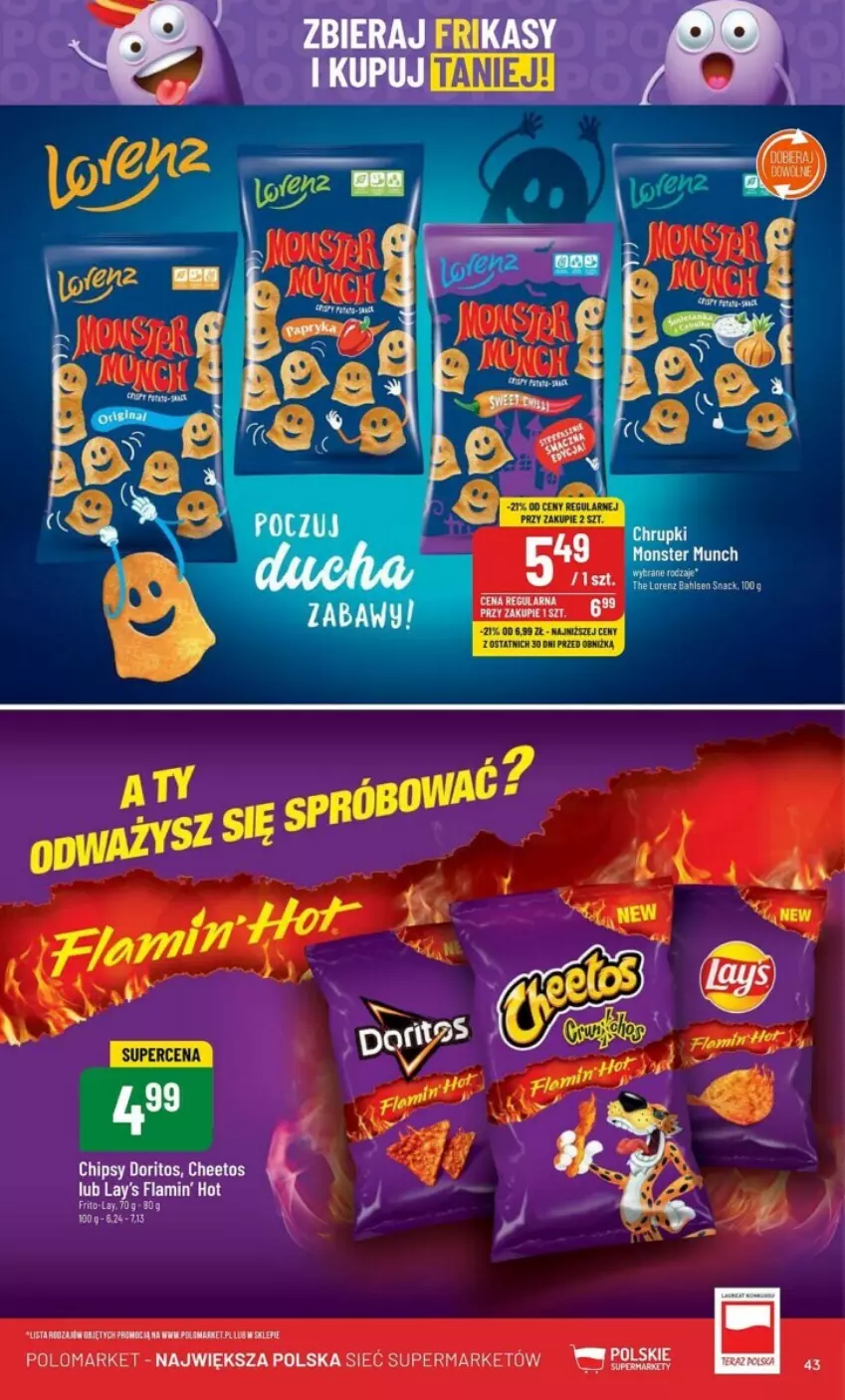 Gazetka promocyjna PoloMarket - ważna 08.05 do 14.05.2024 - strona 38 - produkty: Cheetos, Chipsy