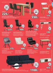 Gazetka promocyjna Jysk - Oferta tygodnia - Gazetka - ważna od 03.05 do 03.05.2022 - strona 22 - produkty: Top, Sok, Gin, Stolik, Stół, Biurko, Siatka, Stolik kawowy, Krzesło, Aksam, Biuro, Siedzisko, Fotel, Poduszka, Kanapa, Fa