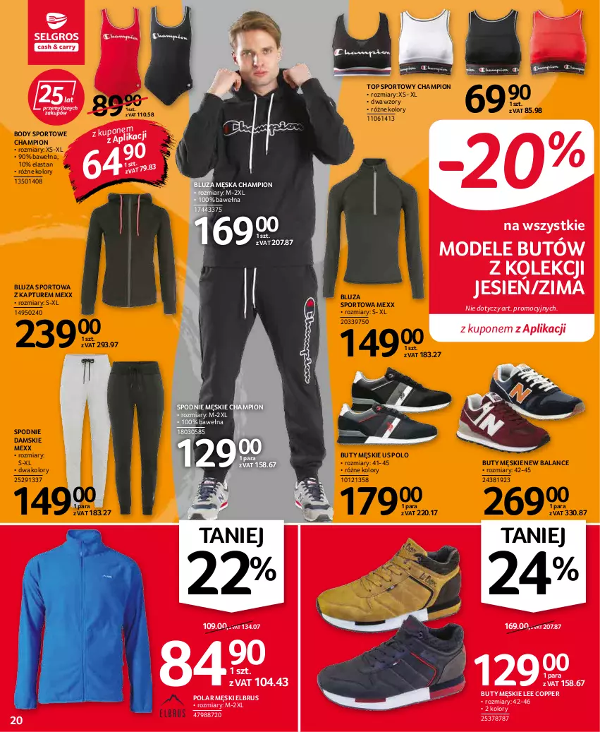 Gazetka promocyjna Selgros - Oferta przemysłowa - ważna 20.01 do 02.02.2022 - strona 20 - produkty: Bluza, Body, Buty, Mexx, Por, Spodnie, Sport, Top, Wełna