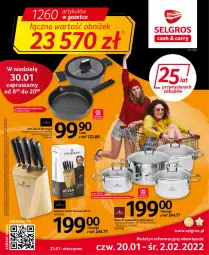 Gazetka promocyjna Selgros - Oferta przemysłowa - Gazetka - ważna od 02.02 do 02.02.2022 - strona 1 - produkty: Sos, Noż, Miarka, Patelnia, Pokrywa, LG