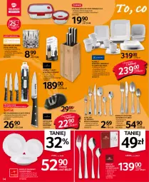 Gazetka promocyjna Selgros - Oferta przemysłowa - Gazetka - ważna od 02.02 do 02.02.2022 - strona 14 - produkty: Pojemnik szklany, Noż, Gra, Ostrzałka do noży, Miseczka, Widelec, Pojemnik, Leon, Talerz, Whisky, Szklanka, Komplet obiadowy, Lanki