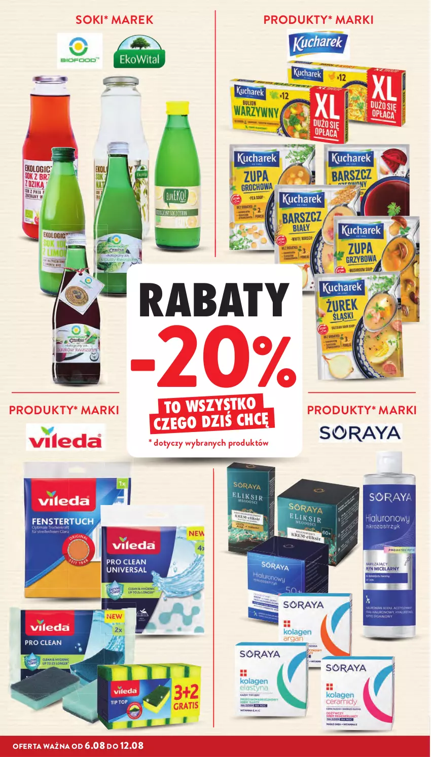 Gazetka promocyjna Intermarche - Gazetka promocyjna - ważna 06.08 do 12.08.2026 - strona 6 - produkty: Sok