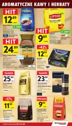 Gazetka promocyjna Intermarche - Gazetka promocyjna - Gazetka - ważna od 12.08 do 12.08.2026 - strona 25 - produkty: Kawa rozpuszczalna, Kawa mielona, Kawa, Tetley, Lipton, Prima, Davidoff, Jacobs, Woseba, Herbata, Napój