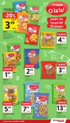 Gazetka promocyjna Intermarche - Gazetka promocyjna - Gazetka - ważna od 12.08 do 12.08.2026 - strona 27 - produkty: Pistacje, Orzeszki, Chipsy, Sezam, Precelki, Orzeszki ziemne, Krakersy