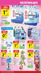 Gazetka promocyjna Intermarche - Gazetka promocyjna - Gazetka - ważna od 12.08 do 12.08.2026 - strona 32 - produkty: Nałęczowianka, Sok, Mus, Primavera, LANA, Napój izotoniczny, Prima, Tymbark, Oshee, Woda mineralna, Staropolanka, Woda, Napój, Hortex