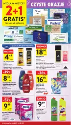 Gazetka promocyjna Intermarche - Gazetka promocyjna - Gazetka - ważna od 12.08 do 12.08.2026 - strona 38 - produkty: Domestos, Pur, Gra, Papier, Bell, Bref, Dezodorant, Adidas, Ręcznik, Kulki do wc, Schauma, Mola, Szampon, Płyn do wc, Goal