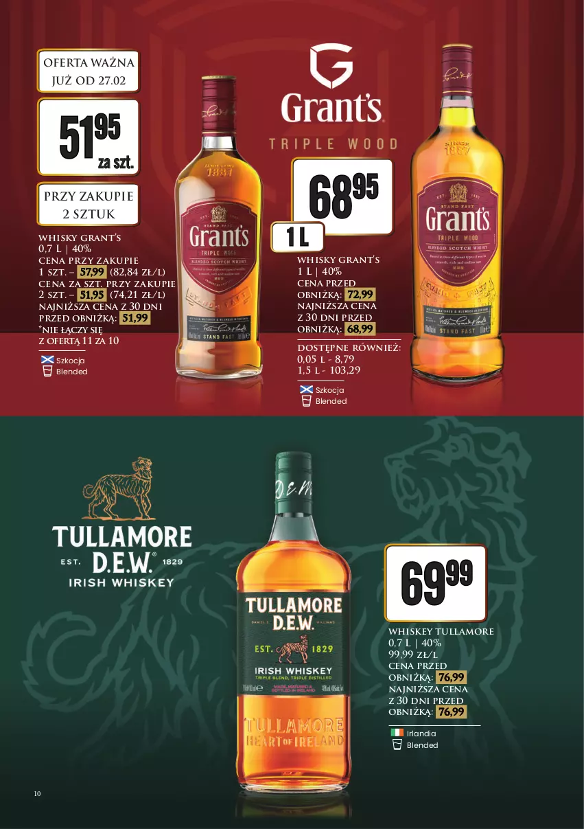 Gazetka promocyjna Dino - Katalog alkoholowy / luty-marzec 2026 - ważna 27.02 do 07.03.2026 - strona 11 - produkty: Gra, Koc, Whiskey, Whisky