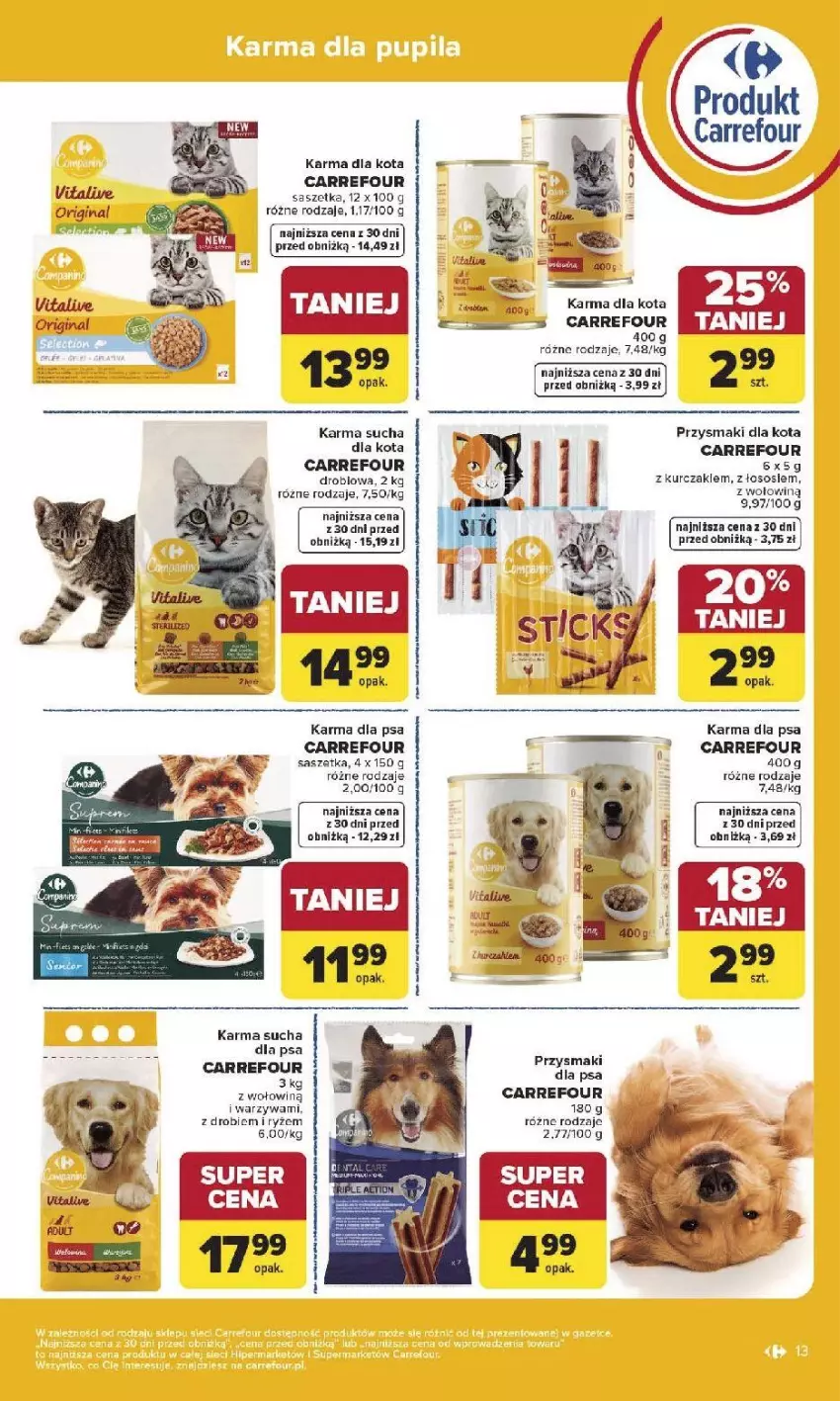 Gazetka promocyjna Carrefour - Gazetka Produkt Carrefour od poniedziałku! - ważna 19.01 do 31.01.2026 - strona 13 - produkty: Kurczak, Mięta, Przysmaki, Sos, Warzywa