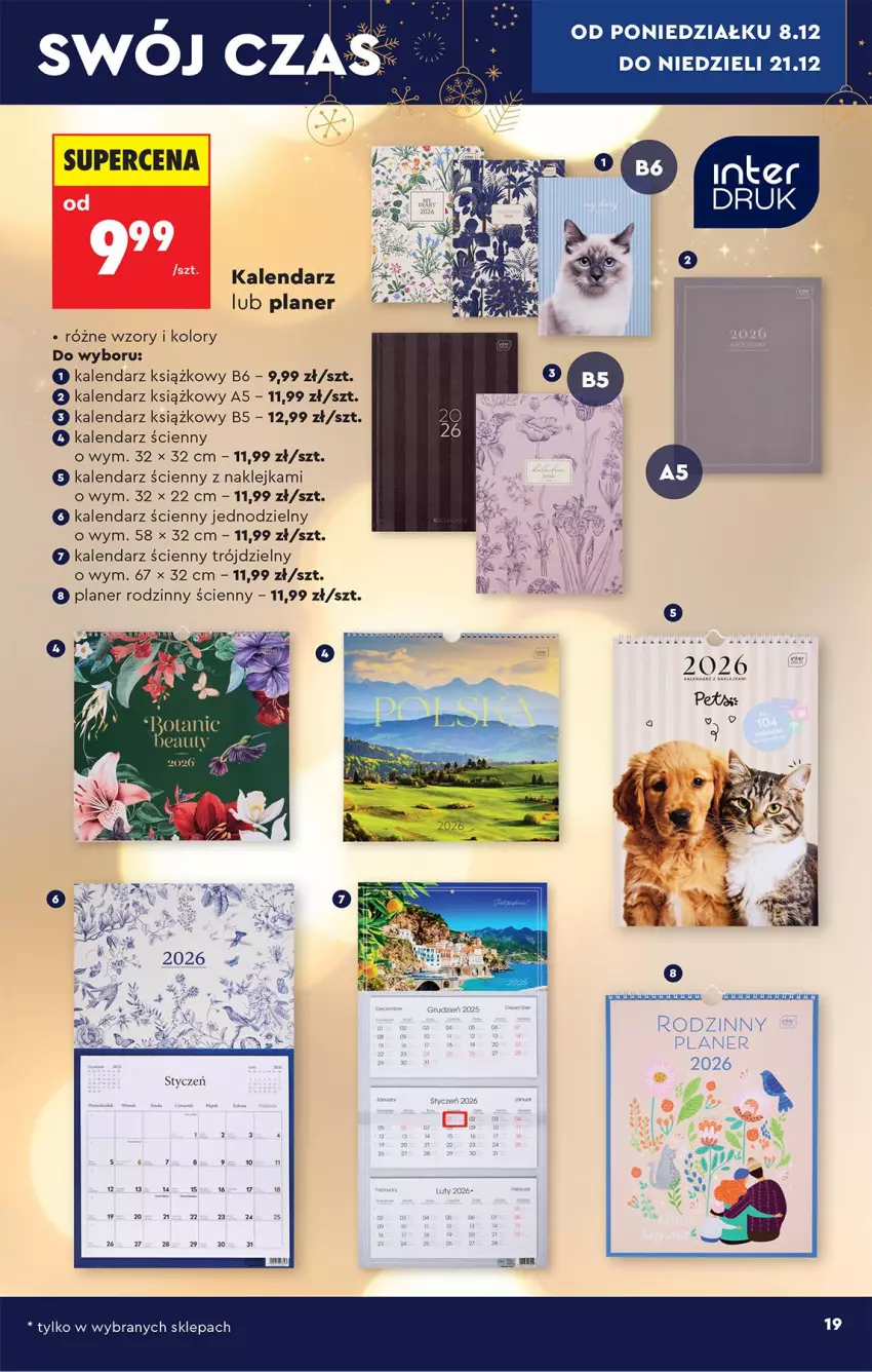 Gazetka promocyjna Biedronka - Okazje Tygodnia - ważna 06.12 do 20.12.2025 - strona 19 - produkty: Kalendarz, Klej